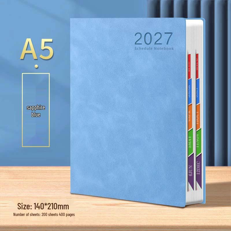 Cross-border English A5 Schedule Book: Custom Logo High-Value Notebook Planner In Stock