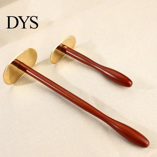 Professional Body Massage Tool Brass Gua Sha Scraper, Long Handle for Back Portable Self Care Equipment Neck, Meridian Relaxation Stick Care, Home Spa