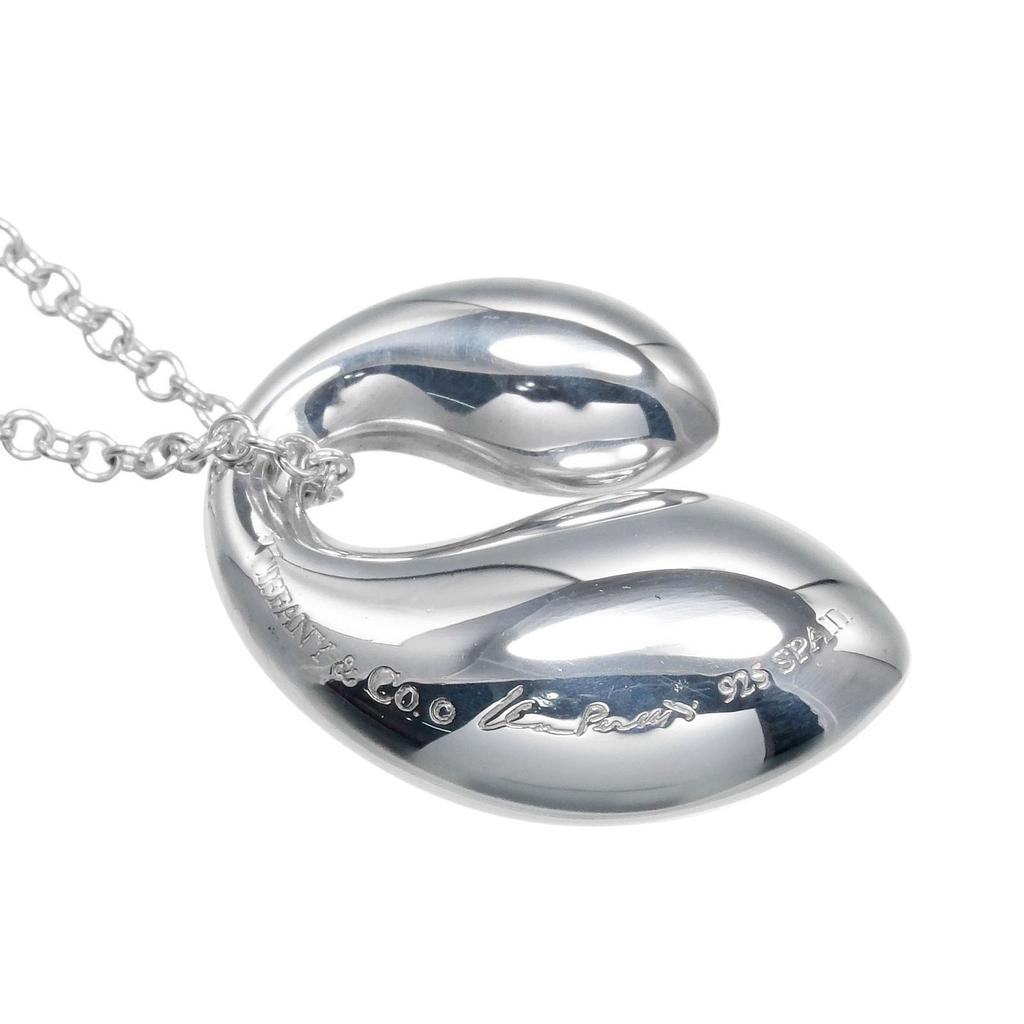 TIFFANY&Co. Double teardrop Necklace Silver925 5.42g Women Used