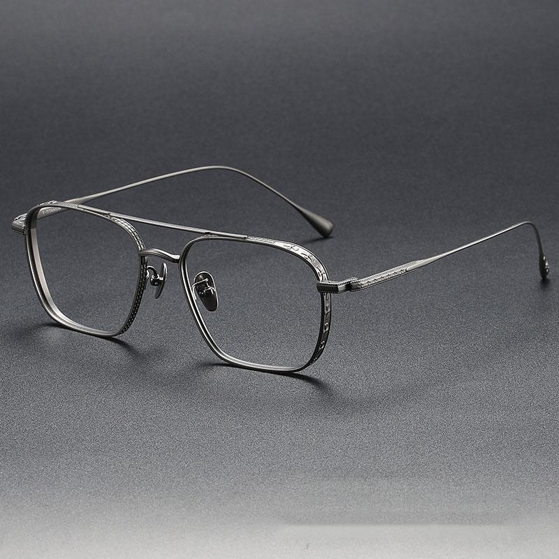 Luxury Eyewear High Quality Ultra-Light Men S Glasses Optics Women Titanium Eyewear серый