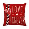 Valentine's Day Pillow Cover Love Pillow Sofa Decoration Pillow Festive Headboard Cushion Cover
