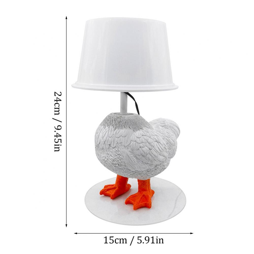 1pc Cock Table Lamp Led Nihgt Light Simulated Animal Egg Lamp Indoor Party Home Decoration Figurines Taxidermy Eggs Lamp