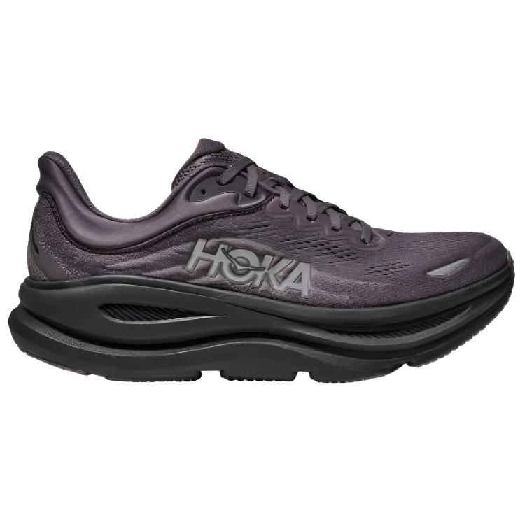 Hoka One One Bondi 9 2E Wide Comfortable Versatile Mesh Cushioning Slip-Resistant Durable Breathable Supportive Lightweight Running Shoes 1162013-GYCR