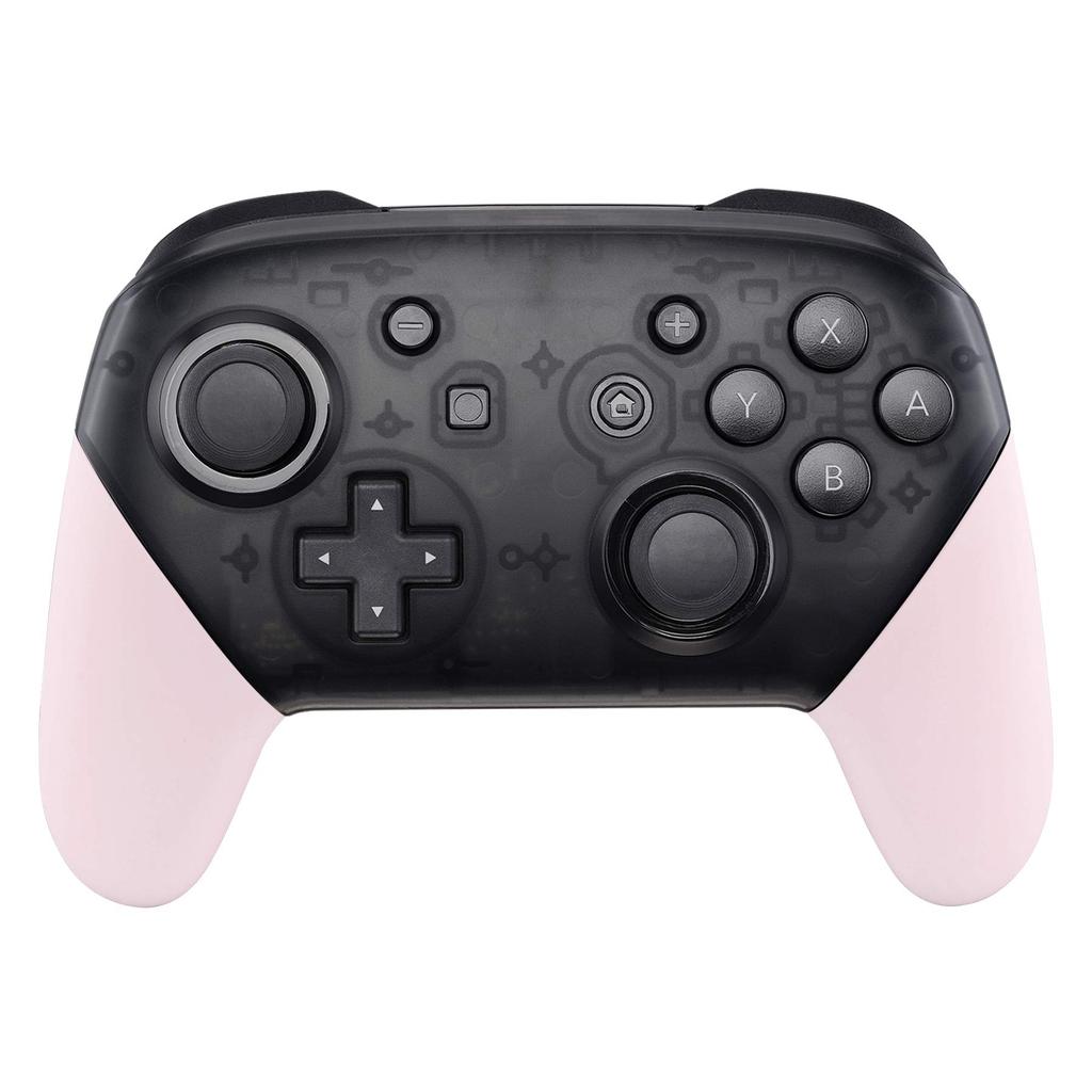 eXtremeRate Replacement Left and Right Handle Grip Case for Switch Pro Pure Color Glossy DIY Hand Grip Case for Switch Pro Controller the Switch Pro