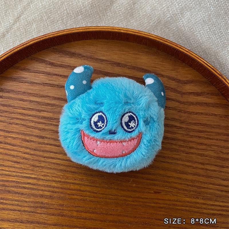 Japanese Kawaii Sunflower Panda Plush Brooch - Adorable Pin for Clothes, Bags, and Accessories.