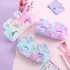 Peluche Unicorno Adorabile Astuccio Licorne Kawaii Ragazze Estuche Para Lpices per Trousse Astuccio Tela Scolastica School Cartuchera Alta Qualità