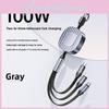 Universal 2in1 3in1 Fast Charging Data Cable For Smartphones And Tablets With Pd Support