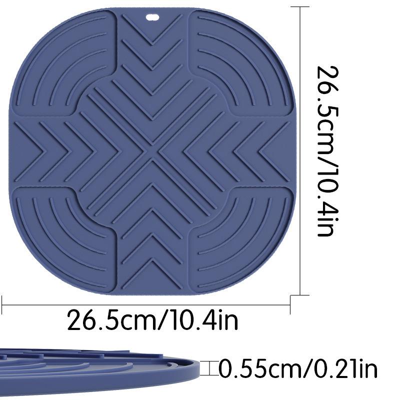 Air Fryer High Temperature Resistant Silicone Thermal Insulation Pad Kitchen Silicone Accessories