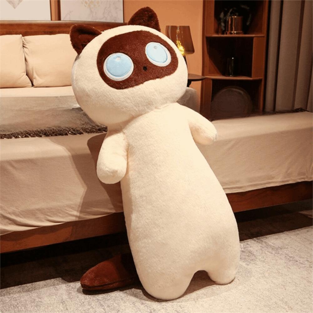 

65cm Long Cat Pillow Soft Nap Sleep Pillow Lovely Throw Pillow Cushion Home Bed Decor 65cm-D