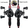 Baitcasting Fishing Rod  and Reel Combos 4 Sections Outdoor Sports Fishing Set Freshwater Fishing