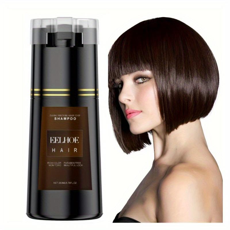EELHOE Multi Color Hair Dyeing Shampoo Natural Non-irritating Nourish Scalp Easy Coloring Lasting Effect Smoothing Hair Dyeing