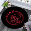AFC Ajax Amsterdam Logo   Runder Teppich, Rutschfester Waschbarer Kreis Teppich Für Wohnzimmer Schlafzimmer Spielzimmer, Sportfan Dekoration, Feiertags Geburtstagsgeschenk