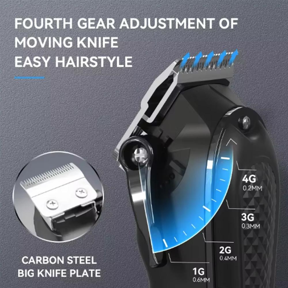 Electric Hair Clipper UBS Rechargeable Cordless Beard Trimmer Men Powerful Electric Hair Clipper Trimming Tool