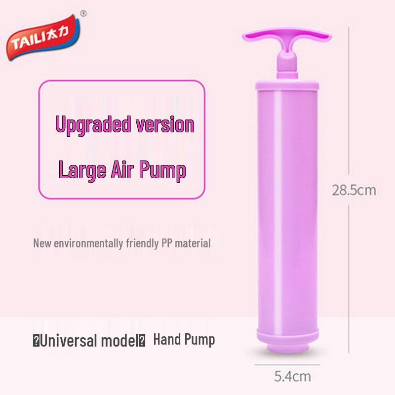 High-Suction Manual Pump for Vacuum Storage Bags - Large Opening for Bedding & Moving Air Pump Adapter