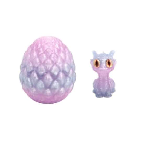 

3D-печатное украшение в виде яйца дракона, яркий цвет, маленький размер, игрушка для снятия стресса, очаровательная мультяшная статуэтка дракона