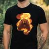 Pánské tričko Hořící medvěd Motiv Bavlna Velikost XS až 5XL