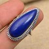 Lapis Lazuli Gemstone 925 Solid Silver Jewelry Wonderful Ring Perfect Gift For Anniversary
