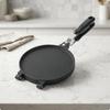 Rolled Wafer Former Black Handheld Iron Metal Cone Egg Roll 17CM