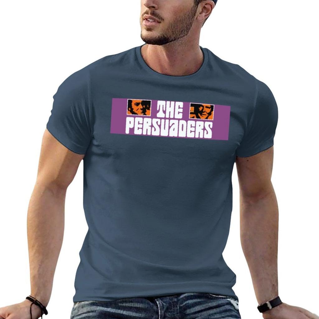 The Persuaders Curtis Moore TShirt All Match Print Short Sleeve Top