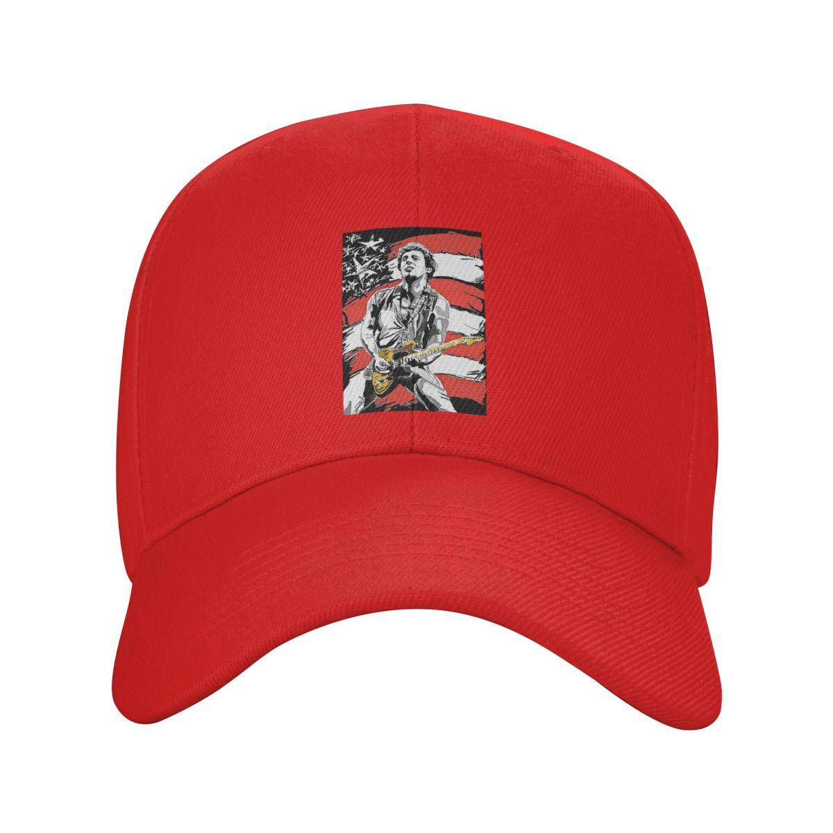 Bruce Springsteen The Legend Guitaris America Baseball Caps Fashion Men Women Hats Adjustable Cap Sports Baseball Hat Casquette One Size
