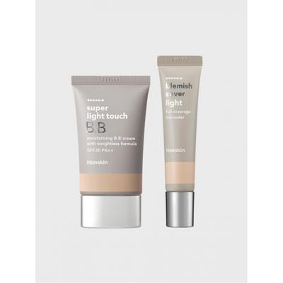 Hanskin Super Light Touch BB Crème 30g + Correcteur Anti-Imperfections 12g Ensemble