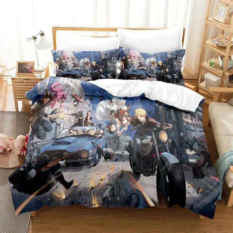 3D Print Anime Kaguya-sama Love Is War Miss Huiye Comfortable Duvet Quilt Cover Pillowcase Bedding Set Decoration Home Textile