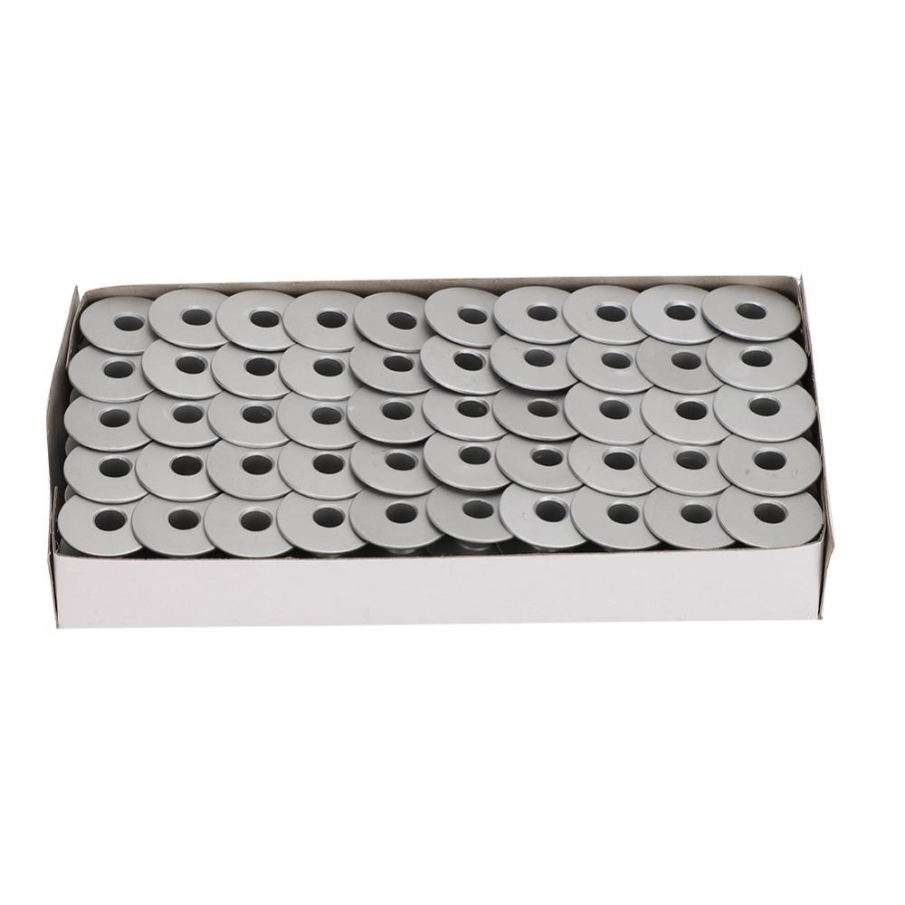 

100PCs Gifts Aluminum Sewing Machine Bobbins Flat 40264A Flat Metal Bobbins Embroidery Machine Bobbins Craft Sewing