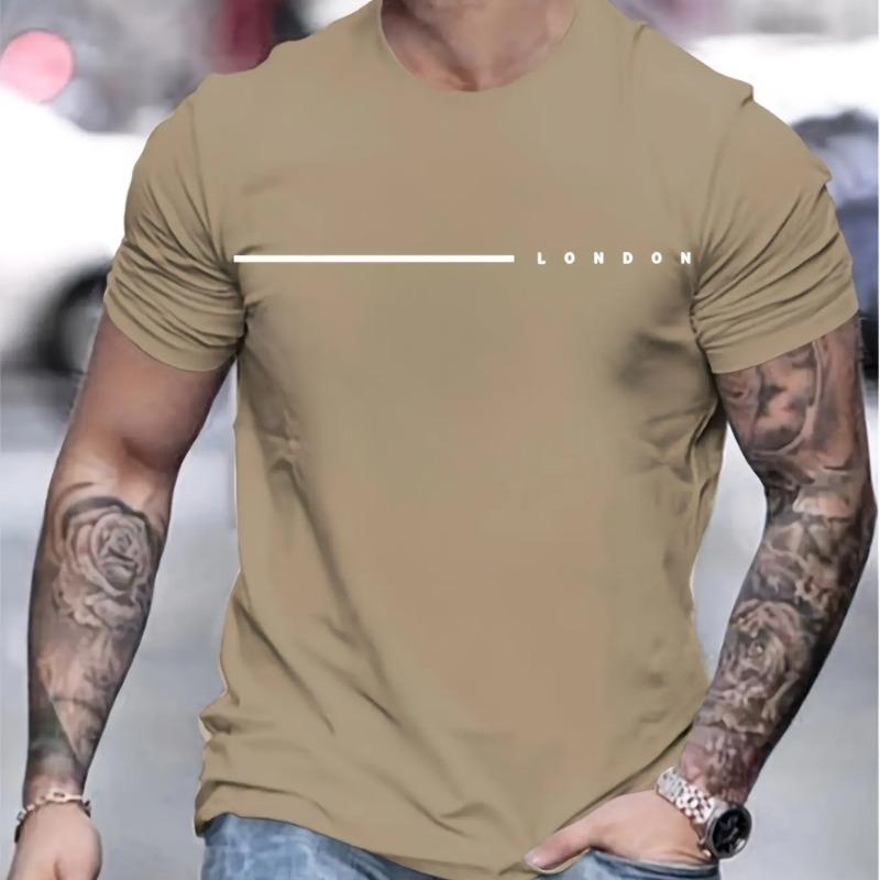 Men's Summer Short Sleeved T-shirt 100% Cotton High Street Loose Fashion High Quality Short Sleeve Loose Sports Shirt