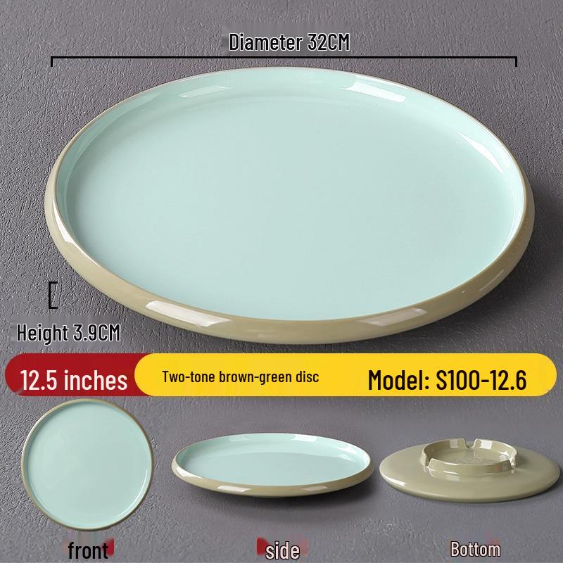 Melamine Nordic Style Cold Dish & Stir-fry Plate for Restaurants and Hotels