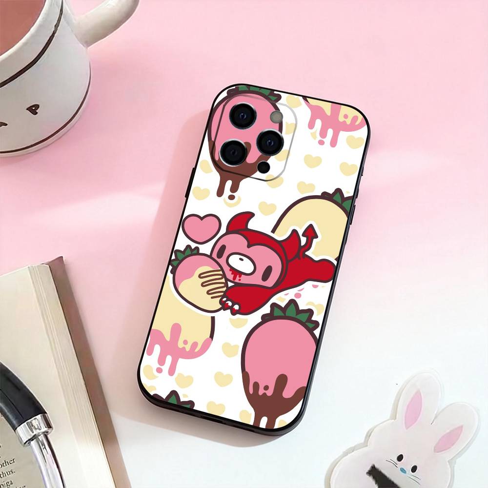 G-Gloomy Cute Bear wallpaper Phone Case Silicone Soft For IPhone 17,16,15,14,13,12,11,XS,Plus Pro Max