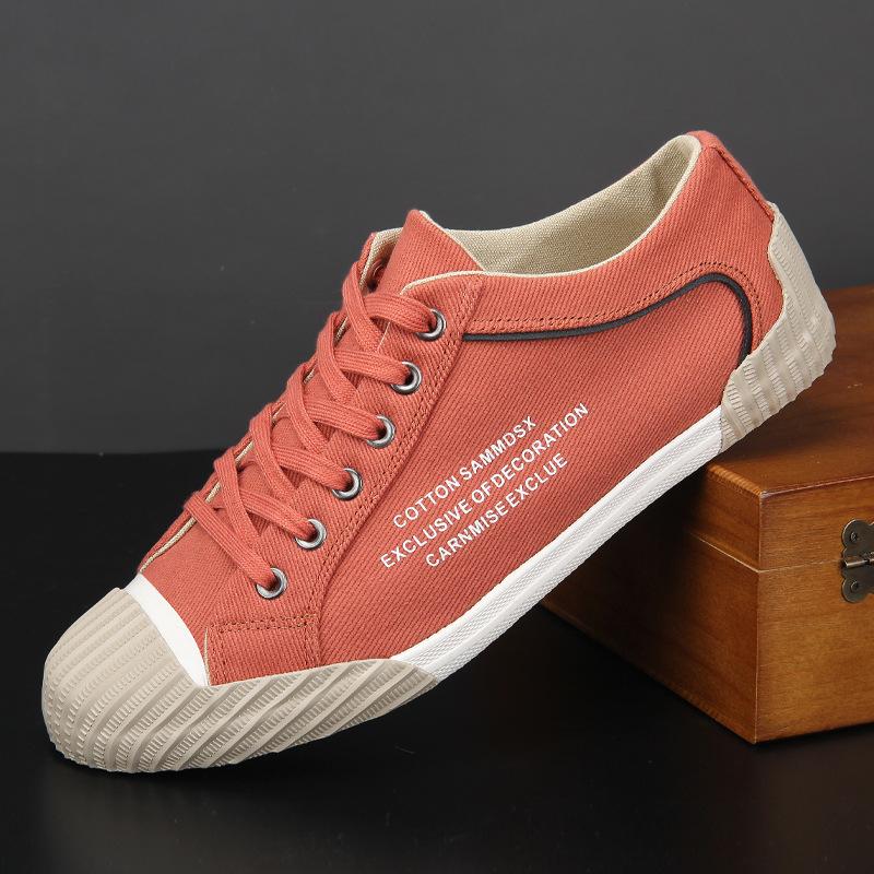 2024 New Men's High Quality Canvas Shoes Classic Versatile Youth Fashion Breathable Lightweight Low Top Casual Sports Shoes