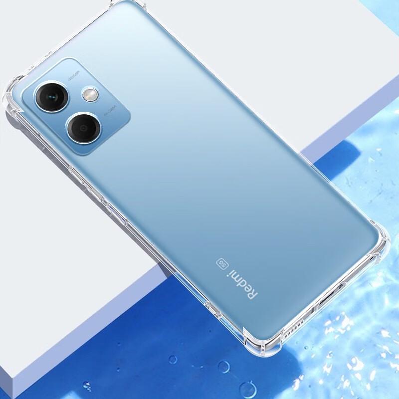 Compatible Redmi Note Phone Case Airbag Transparent (Note 15/14/13/12/11/10/9/8/7/6/Pro/+)