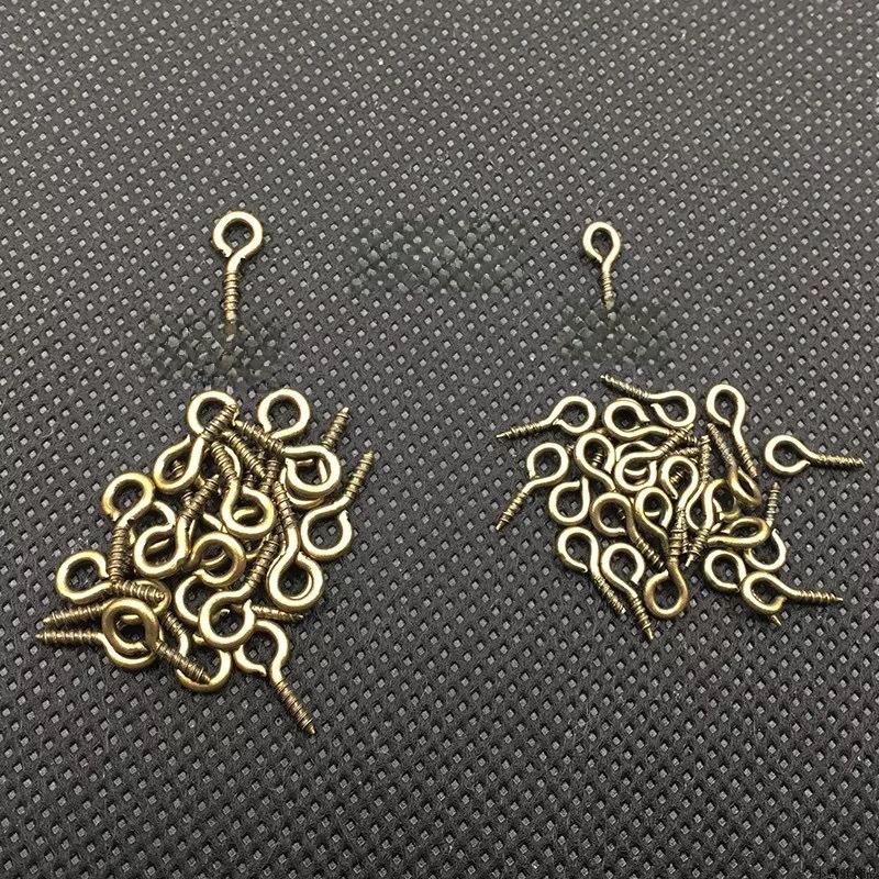 Handmade Sheep Horn & Eye Nail Art Accessories - Crystal Glue, Metal Parts, Keychain (25 Pieces)