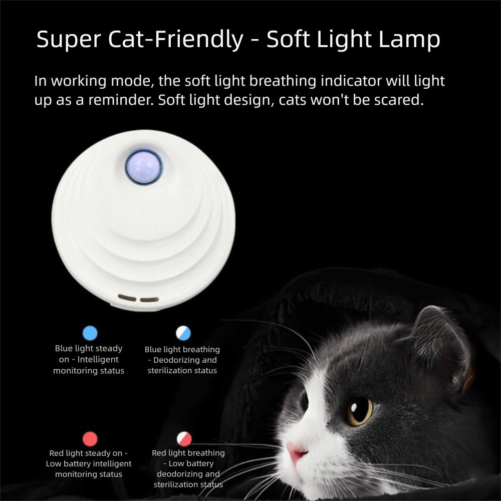 LED Breath Cat Litter Deodorizer Electric Air Purifier Fresh Air Freshener Pet Odor Eliminator Cat
