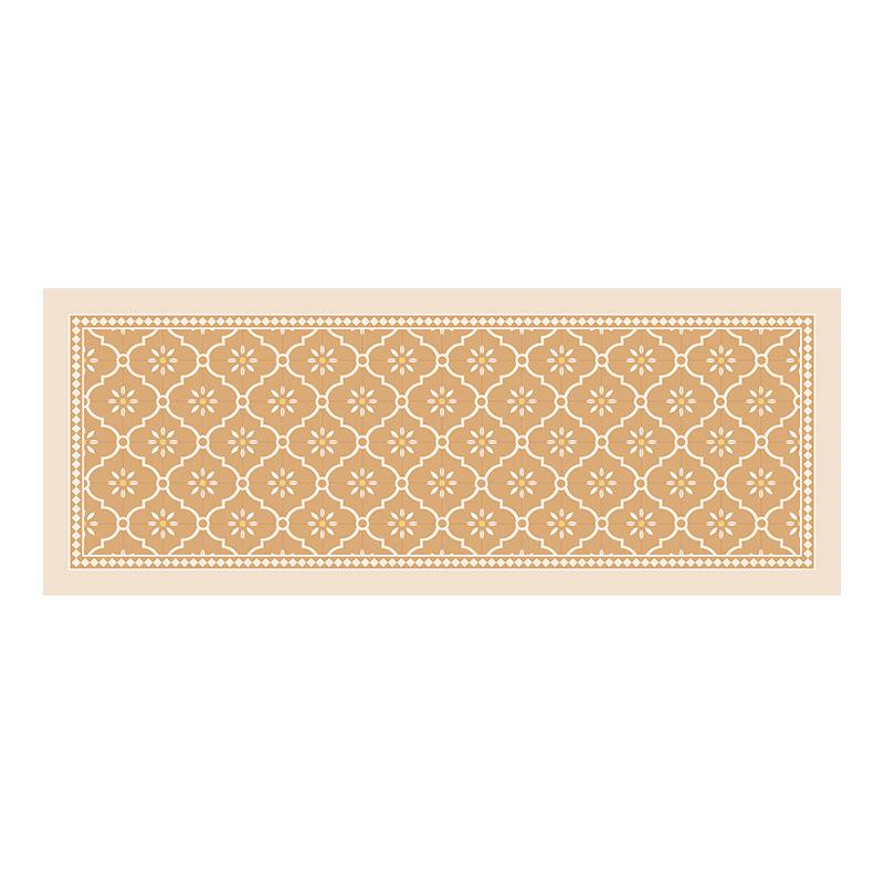 Non-Slip, Oil-Proof PVC Kitchen Floor Mat - Stain-Resistant, Easy-Clean, Full-Coverage Leather