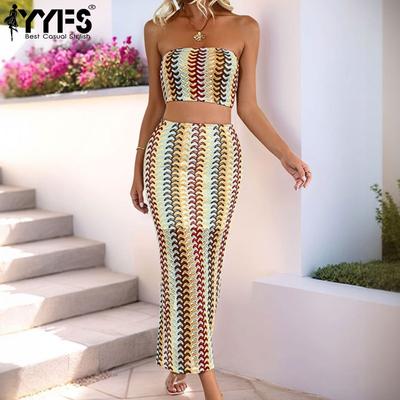 Women's Fashion Casual Summer Spring Sleeveless Skirt Suits