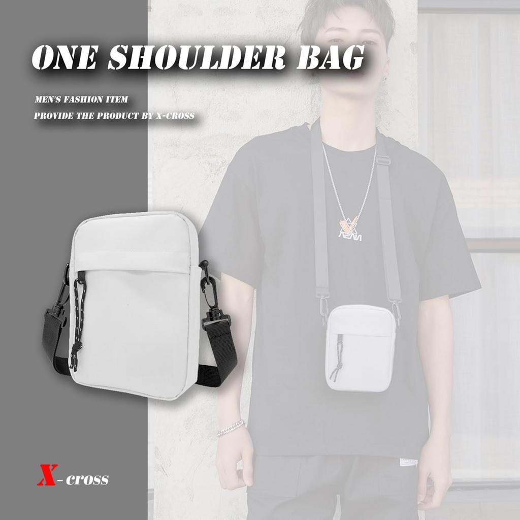 Cross Sacoche Small Vertical Mini Shoulder Bag Lightweight Military Camouflage One Shoulder Bag One Shoulder Outdoor Zipper Simple Cool Stylish Street