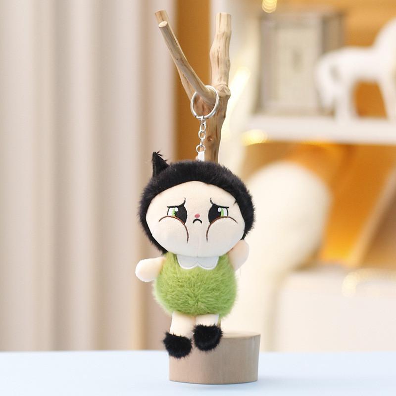 Cartoon Plush Toy Crybaby Doll Keychain Soft Stuffed Toy For Kids And Collectors