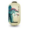 Chinese Pine Tree Scenery Pattern Lantern Outdoor Traditional Cylinder Lantern Wedding New Year Festival Decoration Lantern