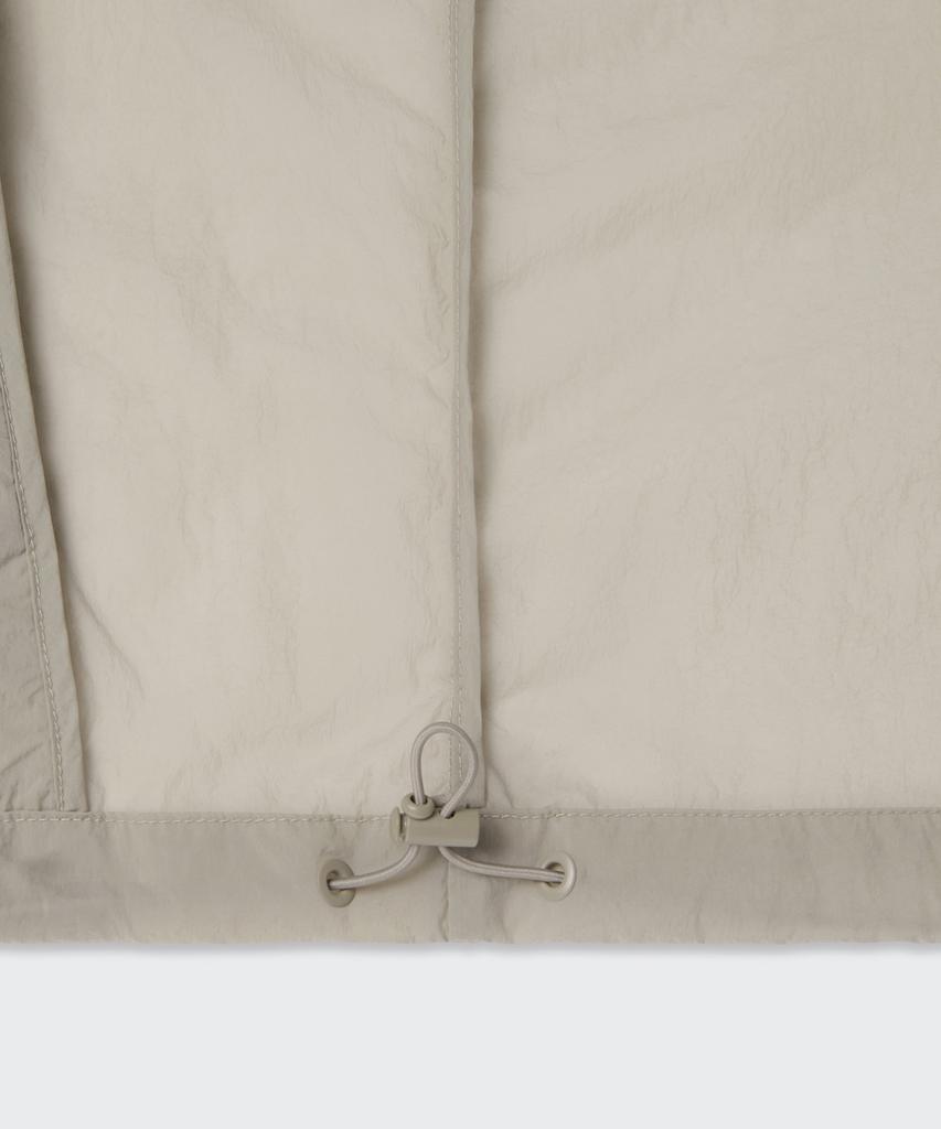 Musinsa Standard [City Leisure] High-Neck Sheer Windbreaker Jacket [Grayish Beige]