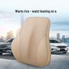 Nappa Leather Memory Foam Car Headrest & Lumbar Pillow Cushion