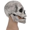 Masque de Crâne Halloween Tête Complète Cosplay Masque de Fête pour Noël Pâques Festival du Nouvel An Gris Foncé
