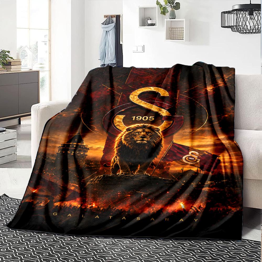 Galatasaray S.k Blanket Ultra-Soft Suitable for Office Chair Bed Office All-Season Use Stylish Decor Gift for Travel Home Birthdays