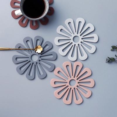 Kitchen Pot Mat Flower Shape Pot Holders For  Pots And Pans Holder Kitchen Insulation Coasters  Pad For Dishes