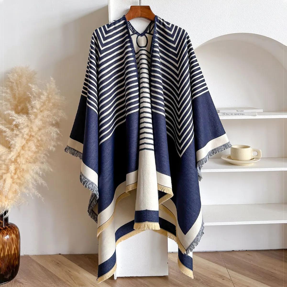 

Female Luxury Scarf Winter Warm Intensification Shawl Women Imitation Cashmere Scarves Wraps Hijab Bufandas Panuelos Muslim