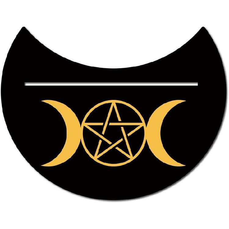 Moon Phases Tarot Altar Stand Holder Witchcraft Supplies Wood Tarot Stand Holder
