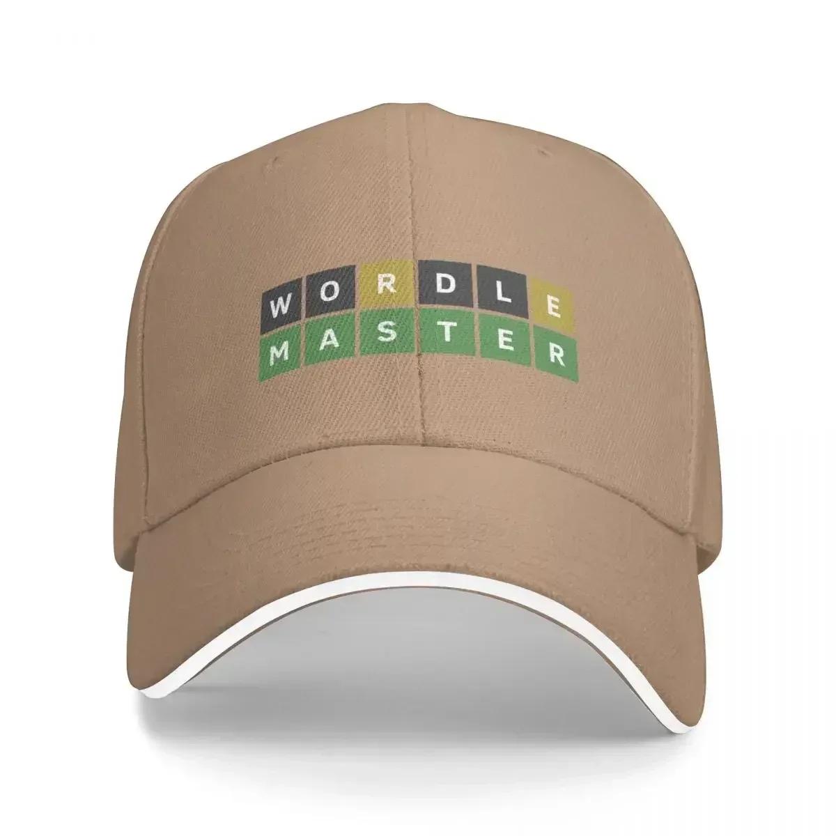 

Wordle Master Wordle Style Baseball Cap Wild Ball Hat Sunhat Men Golf Wear Womens