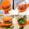 Potato Peeling Knife Vegetable Peeler with Peelings Storage Bucket Multi-Function Fruit Planing Knife Scraper Kitchen Gadgets