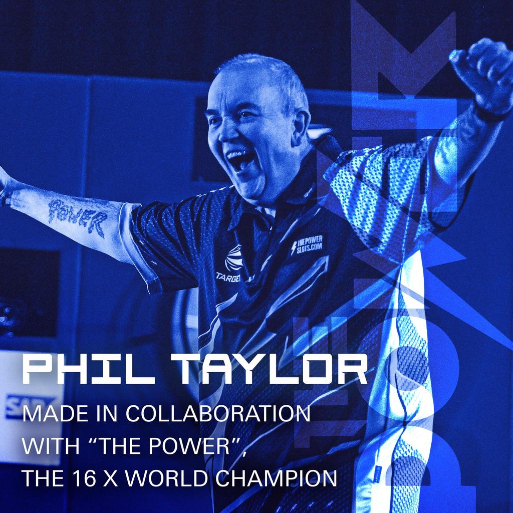 Target Darts Phil Taylor KFLEX Flight Shaft 2 Kflex Short & System, No. (Standard) All-in-One Flights, 3-Pack, (19mm)
