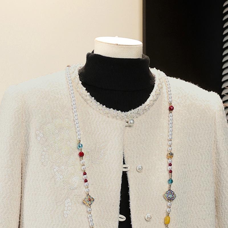 New Spring 2026 French Style Lightweight Outerwear for Middle-Aged and Elderly Women